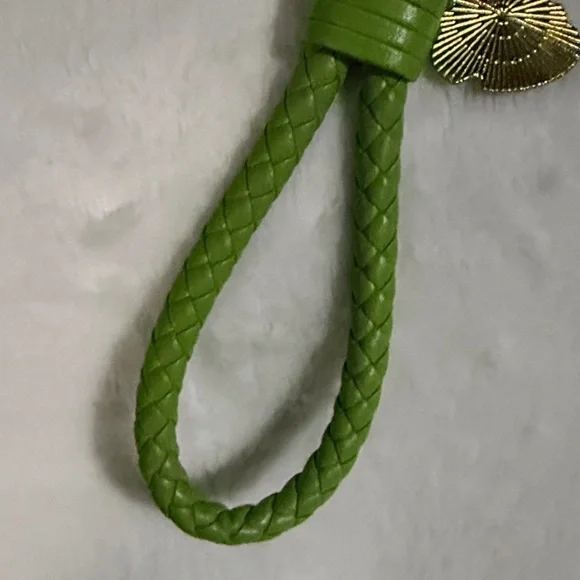 Braided Keychain with Frog Charm NWOT - Picture 4 of 4